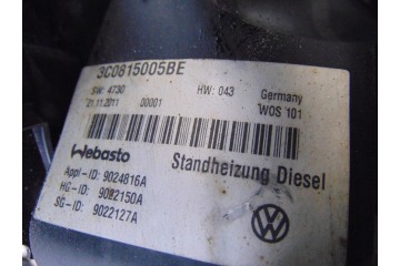 Calefactor auxiliar Webasto VW Passat B7 3C0815005BE 9022150A