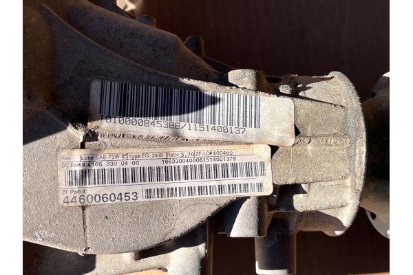 MERCEDES BENZ W166 W292 FRONT BRIDGE DYFER FRONT 3 70 A1663300400 Catalog number of the part A1663300400