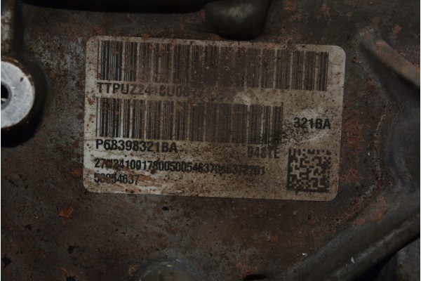 TRANSMISSION Jeep Cherokee KL 2 2 Multijet II 16V 4x4 P68398321BA 948TE Catalog number of the part SKRZYNIA BIEGOW Jeep Cherokee