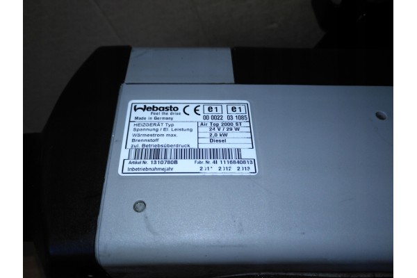WEBASTO MERCEDES AIR TOP 2000ST A9438300961 Car type trucks