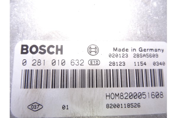 8200051608  CENTRALITA MOTOR UCE RENAULT TRAFIC II COMBI 9 - plazas  (L2H1)  acristalado, Combi largo 2002 8200051608 210852 REN