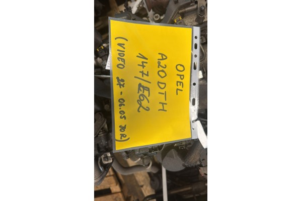 Motor completo Opel A20DTH 2.0 diésel con equipo completo listo VIDEO