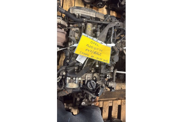 Motor completo Opel A20DTH 2.0 diésel con equipo completo listo VIDEO