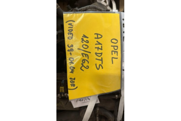 Motor completo Opel A17DTS 1.7 diésel con equipo completo listo VIDEO