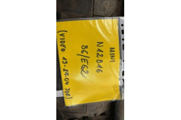 Mini N12B16 1 6 benzyna silnik kompletny z penym osprzetem gotowy VIDEO Catalog number of the part N12B16
