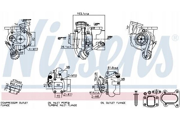93673 TURBO NISSAN JUKE 1 6 DIG T 2010 Catalog number of substitutes A Z Meisterteile AZMT 52 010 1524 ZentParts Z146568