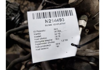ENGINE COMPLETE CBZB 1 2 TSI 104 KM SKODA RAPID Catalog number of the part CBZB