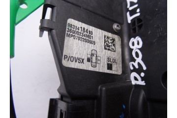 9835418480 CERRADURA PUERTA TRASERA IZQUIERDA PEUGEOT 308 (P5) ACTIVE PACK 2022 9835418480 208968 PEUGEOT - 2