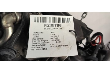 COMPLETE ENGINE M47T 2 0 D 149 KM BMW E46 320 D Catalog number of the part M47T