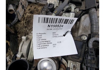 ENGINE COMPLETE 8NR FTS 1 2 TOYOTA COROLLA E21 Part manufacturer Toyota OE