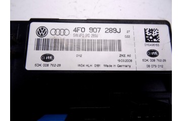 4F0907289J MODULO ELECTRONICO AUDI A6 ALLROAD QUATTRO (4FH) 2.7 TDI  Quattro 2008 4F0907289J 210402 AUDI - 1