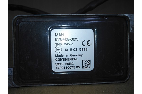 MAN TGX TGS TGL CZUJNIK NOX 51154080015 Catalog number of the part 51154080015