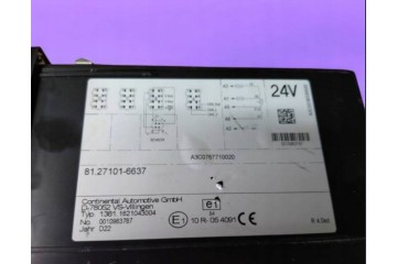 MAN TACHOGRAF CYFROWY 81271016637 2022r Catalog number of the part 81271016637