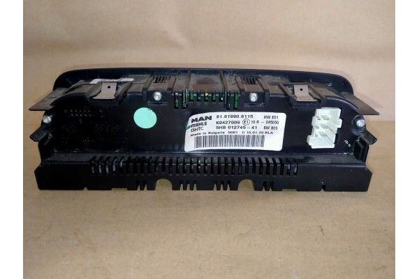 MAN TGX TGS TGL PANEL STEROWANIA KLIMATYZACJI Catalog number of the part 81619906105