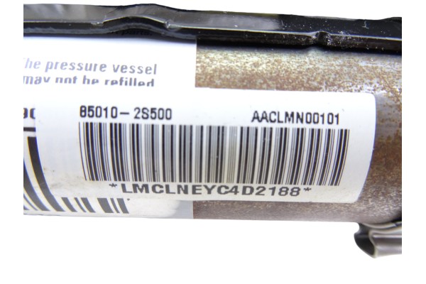 850102S500 AIRBAG CORTINA DELANTERO IZQUIERDO HYUNDAI IX35 (EL/LM) Style 2WD 2015 850102S500 212111 HYUNDAI - 2