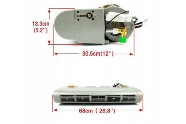 AIR CONDITIONING EVAPORATOR 12 V UNIVERSAL BUS MEDICINES Part manufacturer no brand