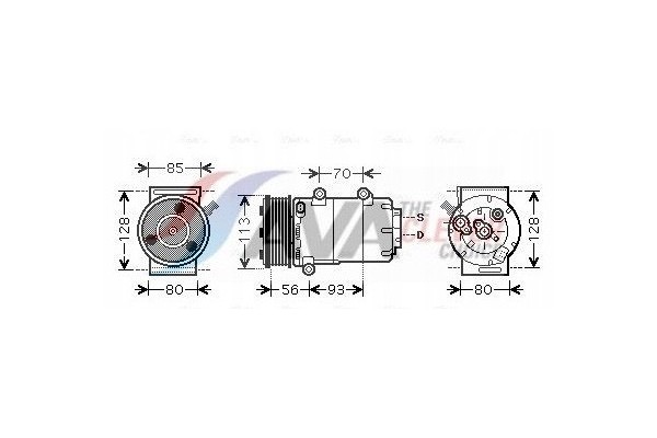 AVA FDAK416 Compressor Air Conditioning