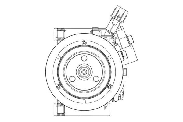 compressor air conditioning I30 CEED 1 4 MAHLE ACP 629 000P