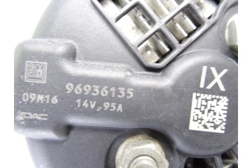 96936135 ALTERNADOR CHEVROLET AVEO BERLINA LT 2010 96936135 212209 CHEVROLET - 2