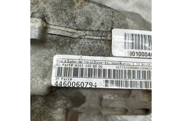 Reductor delantero MERCEDES-BENZ GLE COUPE (C167) A1673305000 35986325