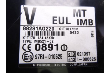 88281AG220 MODULO ELECTRONICO SUBARU LEGACY COMBI/ OUTBACK (B13/BP)