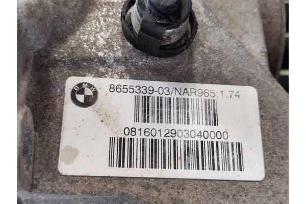 BRIDGE DIFFERENTIAL REAR 1 74 BMW X1 F48 2 0 Catalog number of substitutes 865540