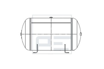 AIR TANK 80L 396X742 PE AUTOMOTIVE Catalog number of the part 076 568 80A