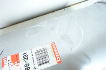 Middle exhaust silencer BOSAL BOS288 231 EAN GTIN 3351642882316