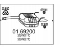 final silencer MB C180 200 MTS 01 69200 Part manufacturer MTS