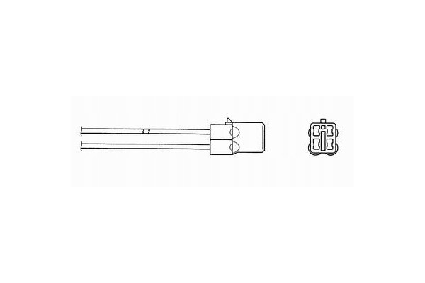 LAMBDA PROBE AZD0101 VB003 Part manufacturer NGK