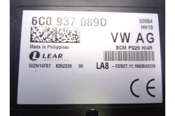 6C0937089D  MODULO ELECTRONICO SEAT IBIZA (6P1) Reference 2017 6C0937089D 212781 SEAT - 1