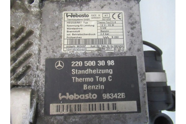 Calefactor estacionario Webasto para Mercedes S-Class W220 3.2 V6 Gaso