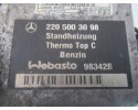 Calefactor estacionario Webasto para Mercedes S-Class W220 3.2 V6 Gaso