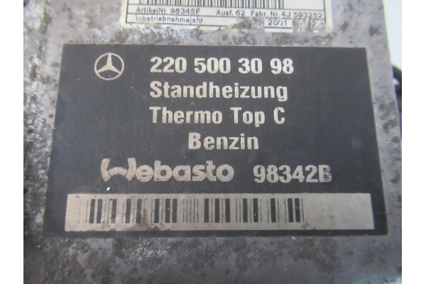 Calefactor estacionario Webasto para Mercedes S-Class W220 3.2 V6 Gaso