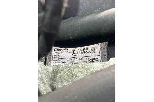 Calefactor estacionario Webasto BMW Serie 5 F10 F11 4271153 9023984B
