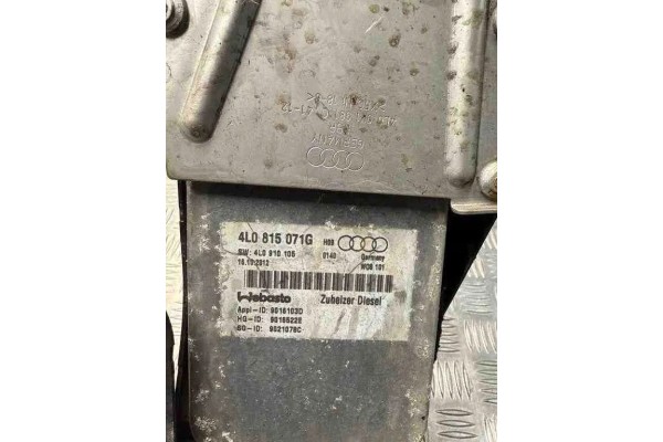 Webasto AUDI Q7 4M 4L0815071G 3 0L diesel 170kW 2012 Catalog number of the original 4L0815071G
