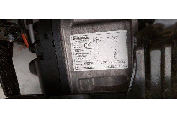 Calefacción estacionaria Webasto completa Touran, Caddy 10-15 1K08150