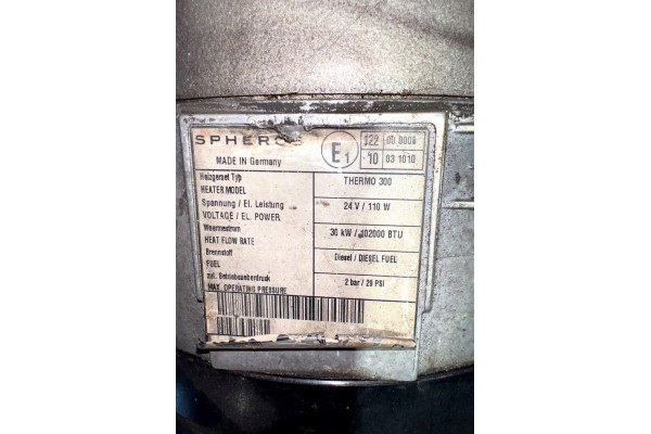 21083162 VOLVO Water heater Car type buses