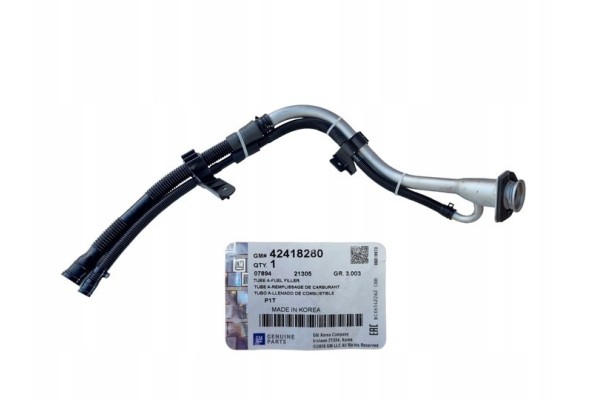 FUEL FILLER PIPE INFUSION CABLE CHEVROLET AVEO KALOS LACETTI 1 2 1 4 1 6 03 Catalog number of the part 42418280 42418282 oe