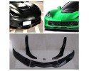Bumper insert STAGE 3 Chevrolet Corvette C7 2014 2019 Black Gloss Catalog number of the part Dokadka zderzaka