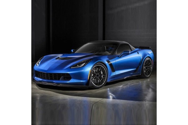 Bumper insert STAGE 3 Chevrolet Corvette C7 2014 2019 Black Gloss Part manufacturer no brand