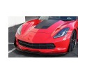 Bumper insert STAGE 3 Chevrolet Corvette C7 2014 2019 Black Gloss Installation side rear