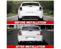 Spoiler Rear Bumper Diffuser Chrysler 300C LED BLACK GLOSS Catalog number of the part 68225384AB