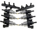 LPGTECH YETI 6 CYLINDER INJECTOR SET WITH 2 x 3CYL SPLITTERS