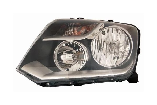 ECE HEADLIGHT WITH MANUAL ADJUSTMENT BLACK Volkswagen Amarok 10