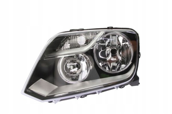 ECE HEADLIGHT WITH MANUAL ADJUSTMENT BLACK Volkswagen Amarok 10 Catalog number of the part 441 11F6L LD E2