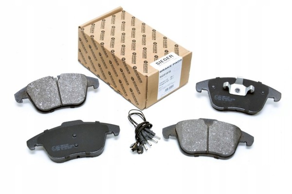 Discos de freno ventilados 304 mm con pastillas delanteras para Opel G