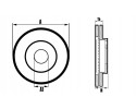 Set Brake discs 300mm pads FRONT Opel Mokka 2012 2019r Catalog number of the part SIG921504