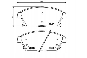 Set Brake discs 300mm pads FRONT Opel Mokka 2012 2019r Part manufacturer Sieger