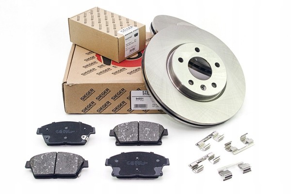 Juego de discos de freno 300mm y pastillas delanteras para Opel Mokka 